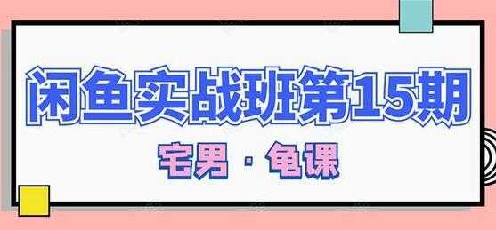 闲鱼怎么做赚钱？龟课-闲鱼无货源电商玩法，教程视频第15期-5D资源网