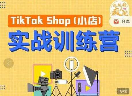 疯人院《TIKTOK SHOP小店实战训练营》海外小店带货，从0到1掌握TK小店运营-千盛网络