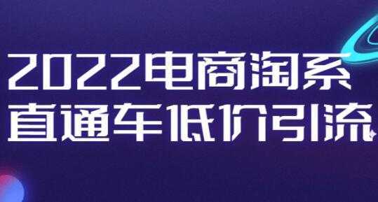 电商淘系《直通车低价引流》视频教程-5D资源网