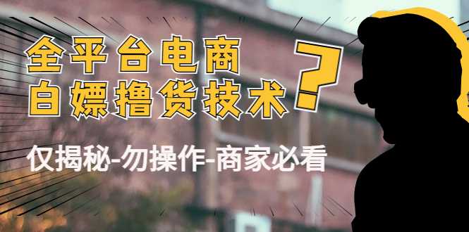 外面收费2980的全平台电商白嫖撸货技术（仅揭秘勿操作-商家防范必看）-千盛网络