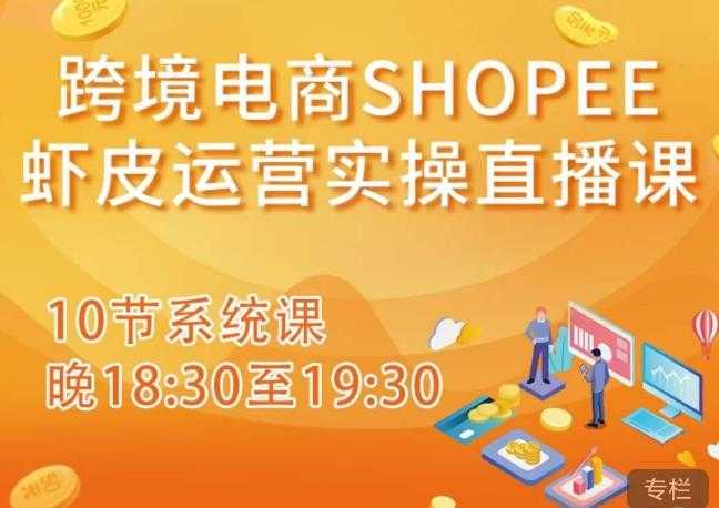 跨境电商Shopee虾皮运营实操直播课，从零开始学，入门到精通（10节系统课）-5D资源网