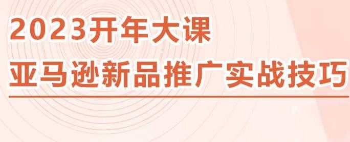 2023亚马逊新品推广实战技巧，线下百万美金课程的精简版，简单粗暴可复制，实操性强的推广手段-千盛网络